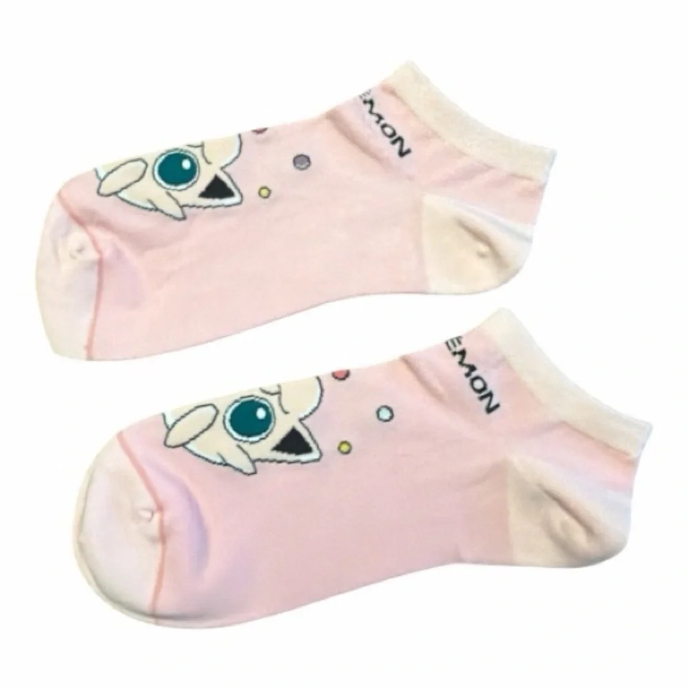 Pokémon Jigglypuff Pink Ankle Socks